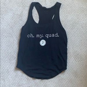 Oh my quad Pure Barre tank top